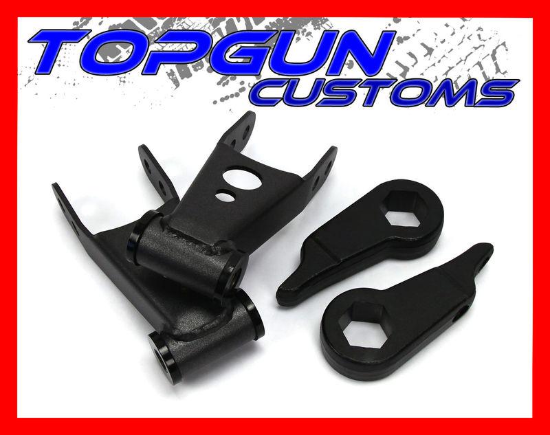 98-09 mazda b-series 3" forged torsion key  1"-2" rear lift shackles kit 4wd 4x4