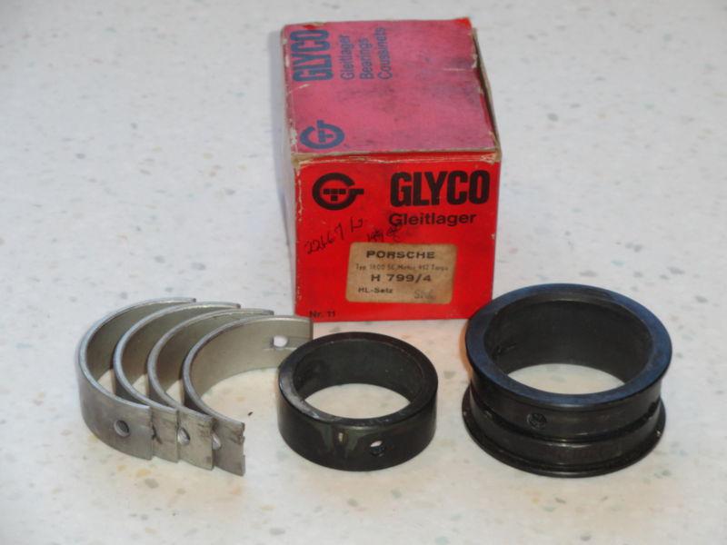 New oem german glyco porsche 356c 912 crankshaft main bearing set std