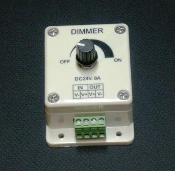 Led lighting dimmer 12 24 volt dc 8 amp interior utility light