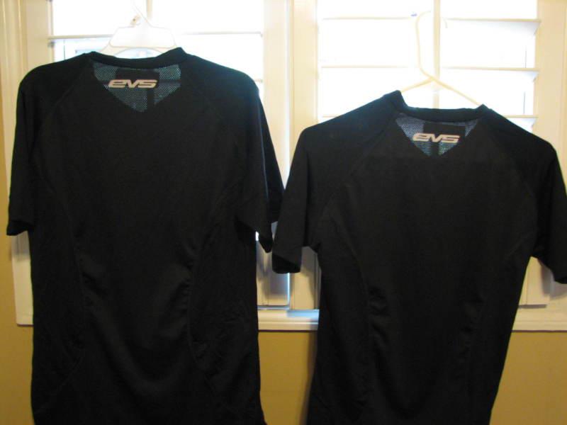 Lot of undergear shirts-2 evs sports tug short sleeve med & 1 msr base layer med