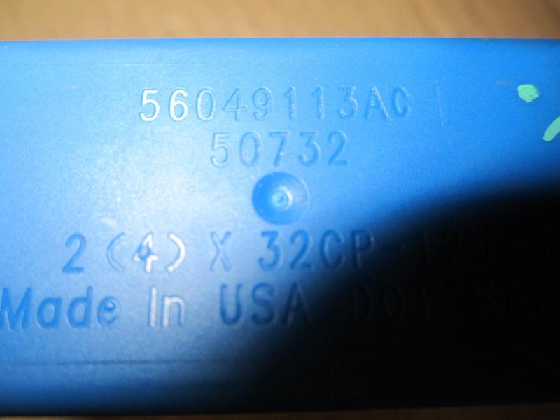 Find DODGE JEEP HAZARD FLASHER RELAY OE 56049113AC RAM LIBERTY in