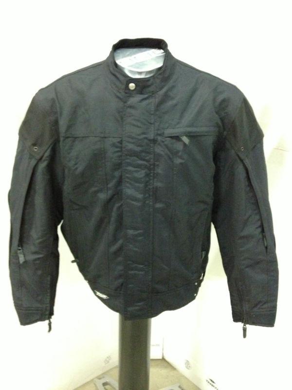Power trip mens dakota motorcycle jacket, blk, 2xl