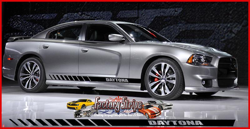 DODGE CHARGER DAYTONA STROBE ROCKER FACTORY STRIPE DECAL 2011 2013, US $39.00, image 6