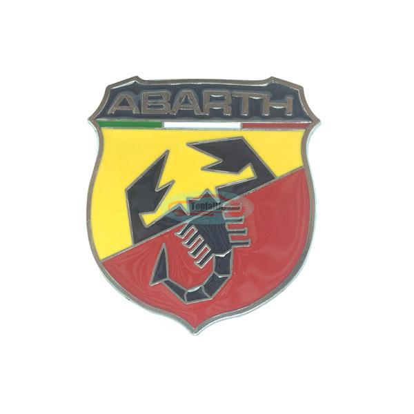 Metal hood front rear side trunk badge emblem sticker for fiat 500 500l 