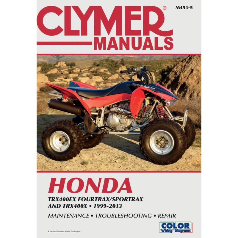 Clymer m454-5 repair service manual honda trx400ex fourtrax 1999-2000