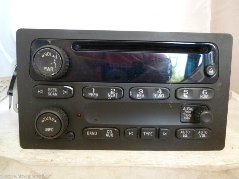 03-05 Chevrolet Gmc Cadillac Isuzu Radio Cd 15850275 * Silverado Tahoe Yukon PL, US $75.25, image 2