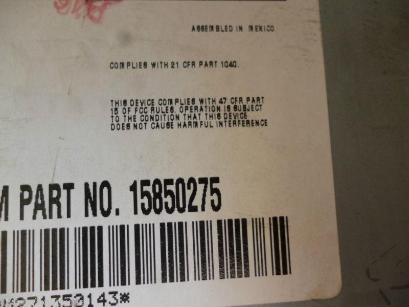 03-05 Chevrolet Gmc Cadillac Isuzu Radio Cd 15850275 * Silverado Tahoe Yukon PL, US $75.25, image 4