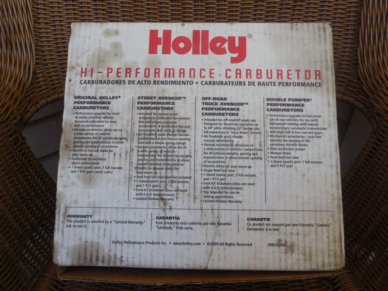 Holley 0-80457S Carburetor 4 barrel, US $99.00, image 3