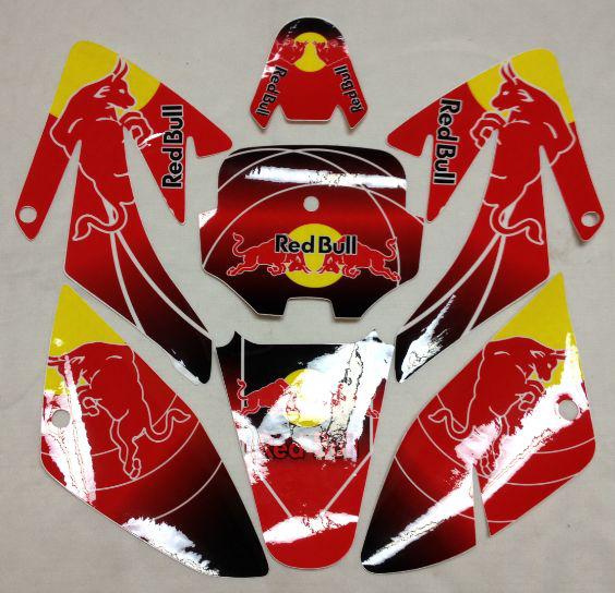 New dirt pit bike 3m graphics honda crf70 decal sticker 33