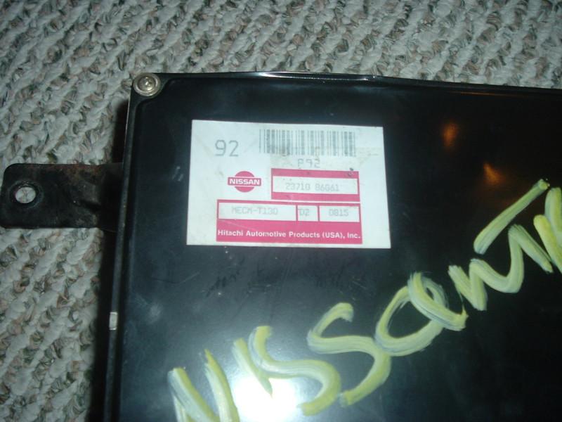 Nissan pickup truck 90-91 2.4 ecu ecm computer mecm-t130 90-91 4cyl mecm-t130r