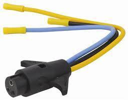 New marpac marine boat female trolling motor plug 24v 3-wires 7-1310