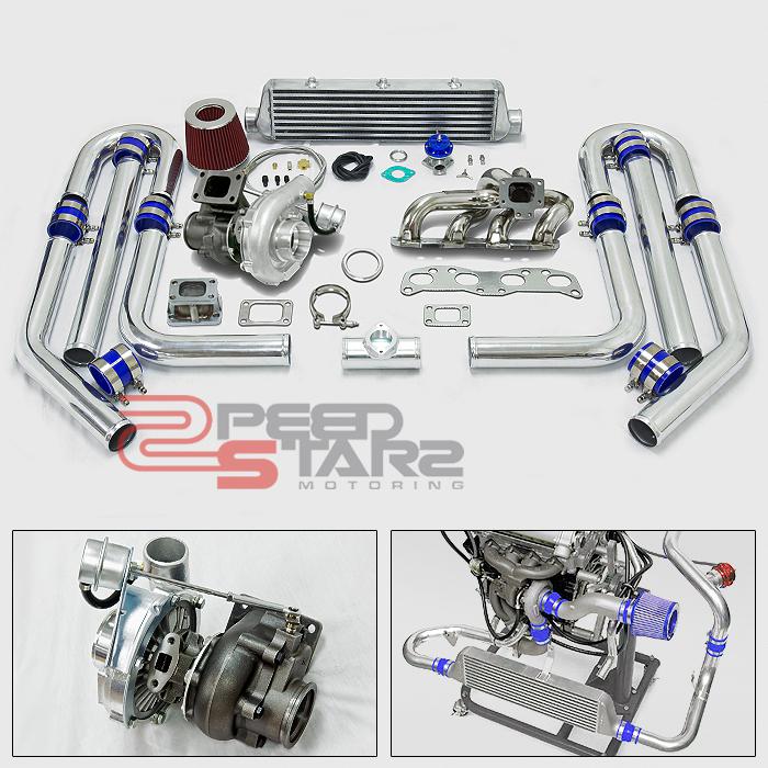 Find 9 PC T3 T04E INTERNAL WASTEGATE TURBO KIT+CA18DET STAINLESS