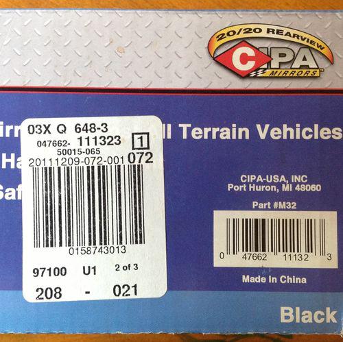 atv mirror, US $20.00, image 3