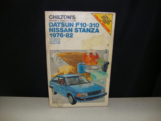 Chilton's 1976-1982 datsun f10, 310 nissan stanza repair & tune up guide 