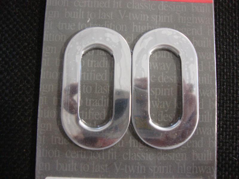 Chrome specialties axle plate set softails 84-up big twin 73-86 xl 88-up harley