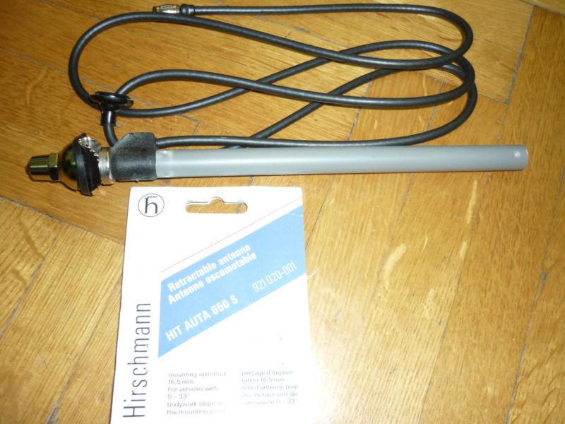 HIRSCHMANN HIT AUTA 650S UNIVERSAL retractable chrome antenna mast new , US $14.99, image 6
