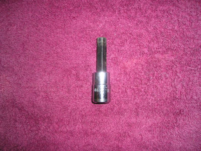 Mac tools- one 1/2" drive 12mm allen socket - length is 3 & 1/2"