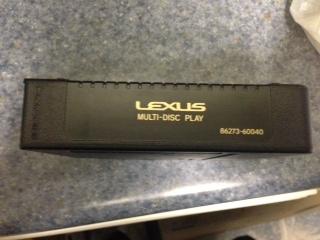 Lexus multi disc play part# 86273-60040 oem