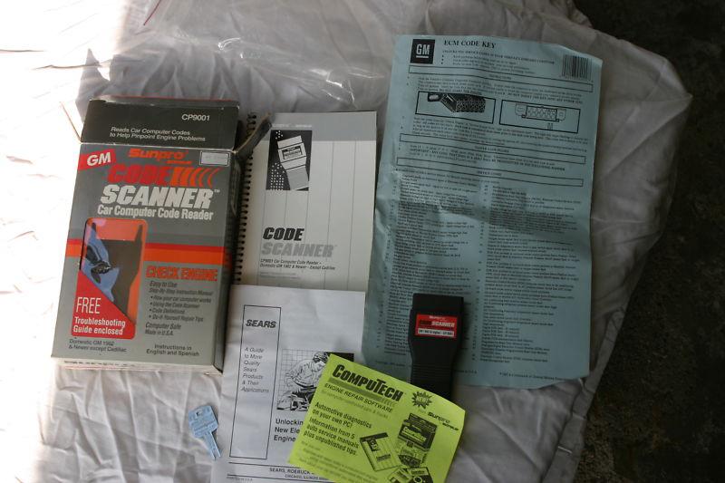 Find GM Sunpro Code Scanner FOR GM 1982 & Newer INSTRUCTION IN