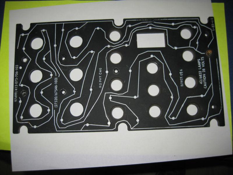 Bell Helicopter 412 Lighted Panel, p# 412-075-706-103 used, US $750.00, image 2