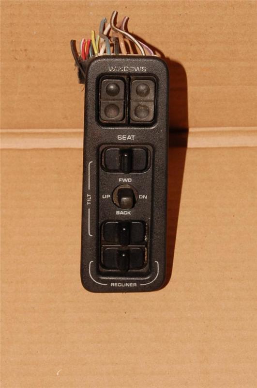 90 dodge daytona iroc left master power window/seat switch