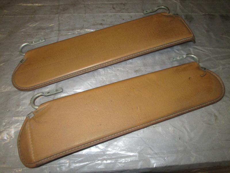 Find Jeep Wrangler Factory 1988 sand / tan color windshield sun visors YJ CJ 1595 in Oxford
