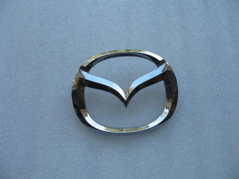 99 mazda 626 rear trunk chrome emblem decal 99
