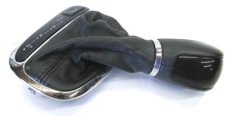 2004-2005 mercedes benz clk500 w209 oem shift knob w/ boot shift indicator black