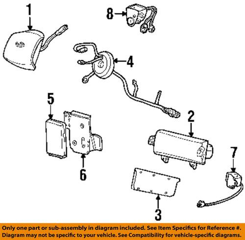 Ford oem 5c3z14a664a air bag-clockspring