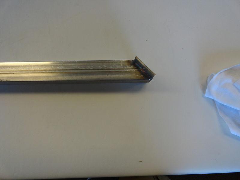 SWIM PLATFORM STANCHION SUPPORT RAIL STAINLESS STEEL 35