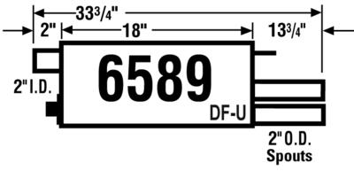 Ap exhaust 6589 exhaust muffler-muffler