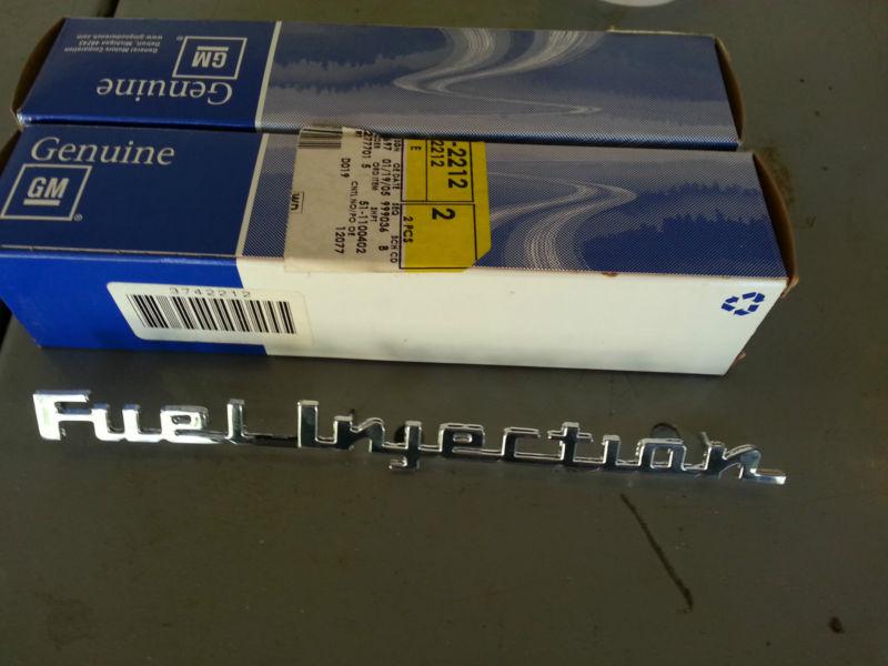 1957 Corvette Fuel Injection Emblems, US $25.00, image 2