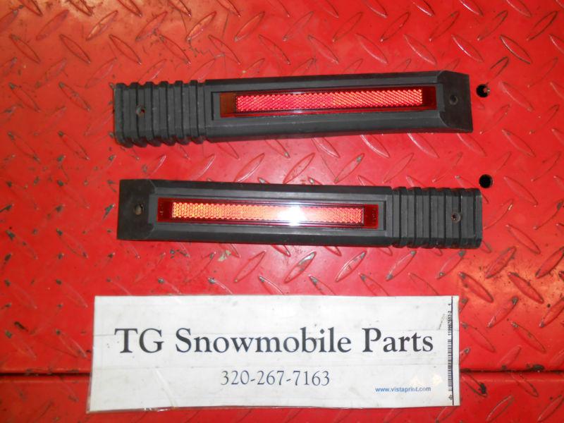  polaris  rxl 650  rear bumper covers  set of 2  1991 with reflectors