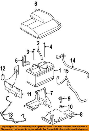 Land rover oem ytb500300 battery cable negative/battery cable-negative