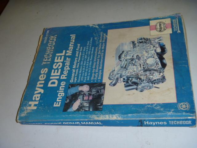 Haynes techbook diesel repair manual, gm & ford trucks, vans & cars 