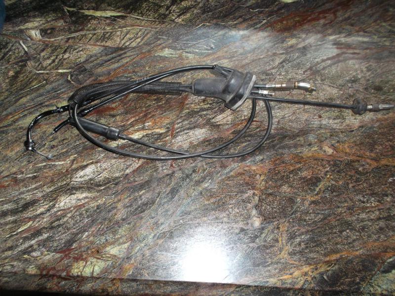 Kawasaki 100 g5 bushmaster oem throttle cables 1974