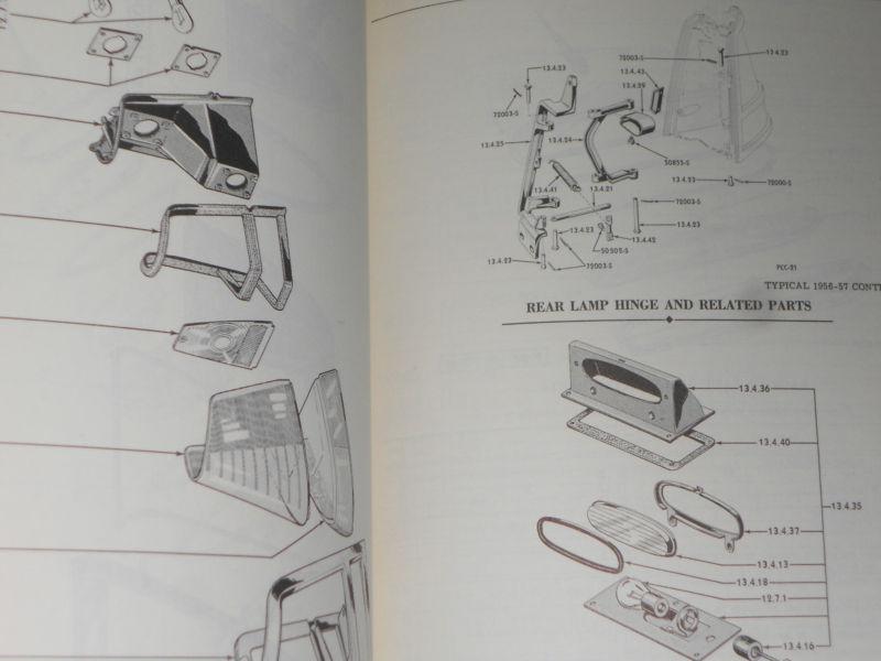 1956 / 1957 / LINCOLN & CONTINENTAL CHASSIS PARTS CATALOG / ORIGINAL BOOK!!, US $74.50, image 6
