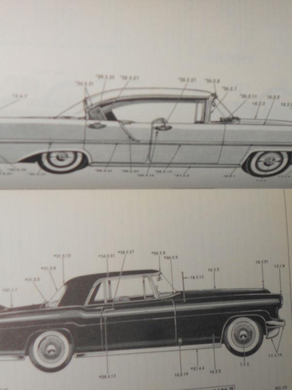 1956 / 1957 / LINCOLN & CONTINENTAL CHASSIS PARTS CATALOG / ORIGINAL BOOK!!, US $74.50, image 10