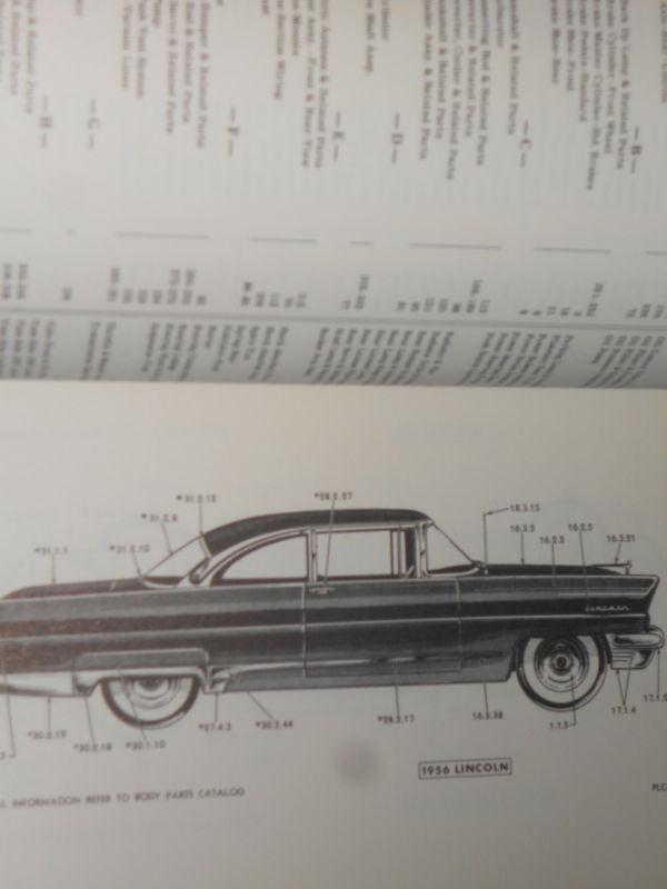 1956 / 1957 / LINCOLN & CONTINENTAL CHASSIS PARTS CATALOG / ORIGINAL BOOK!!, US $74.50, image 11