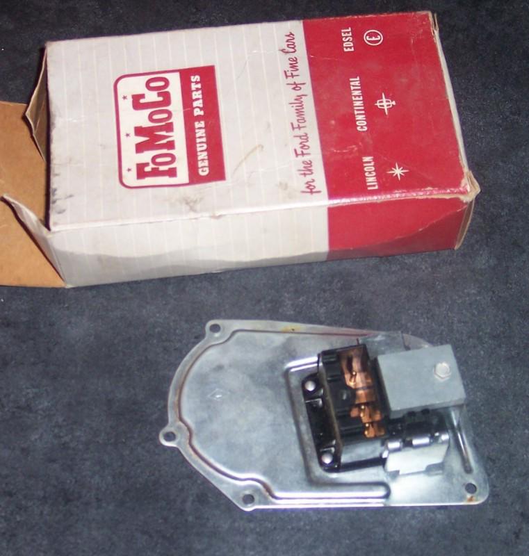 Nos 60 61 62 ford galaxie 500 wiper motor cover and switch