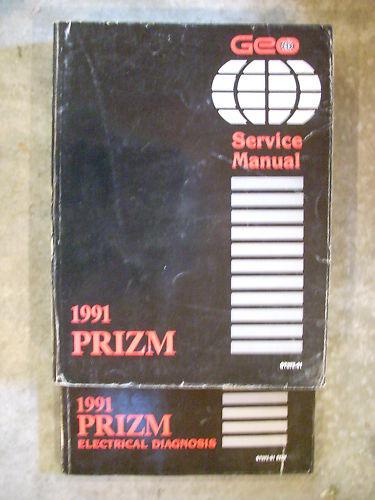 1991 91 geo prizm service shop repair book manual