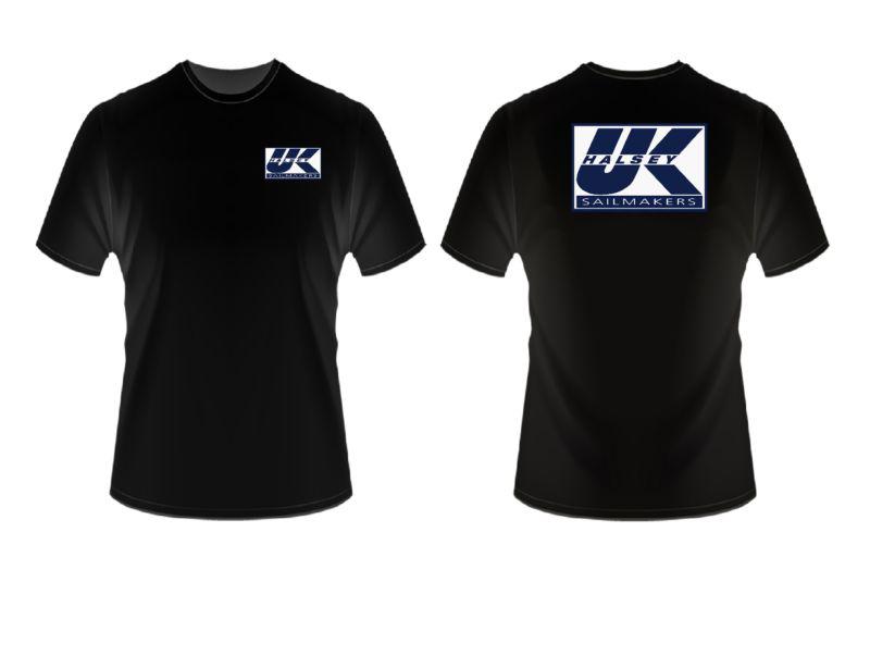 Uk sails black t-shirt