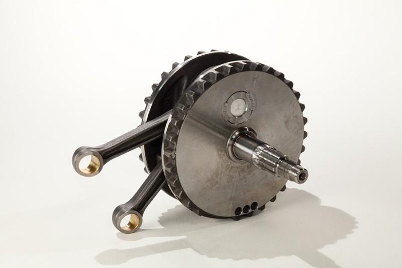 Harley-davidson flywheel balanced trued welded plugged