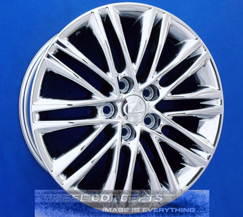Lexus es350 17 inch chrome wheel rim exchange es 350 es300h 300h 300 h '13-14 