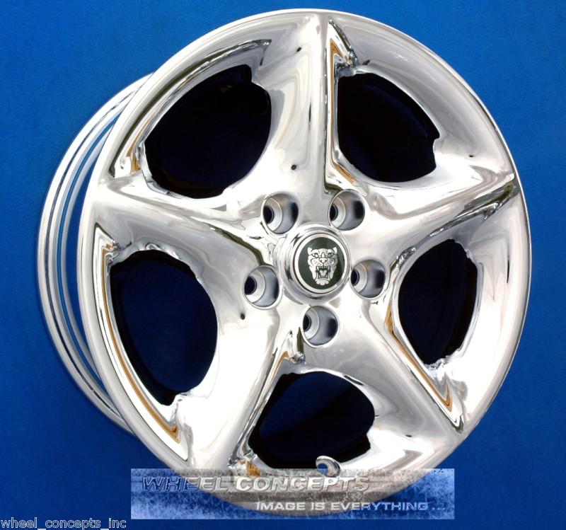 Jaguar xk 8 xk8 lamina 17 inch chrome wheel rim new oem