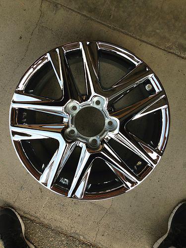 Lexus lx 570 chrome set of four oem wheels 74280 20x8.5 includes caps