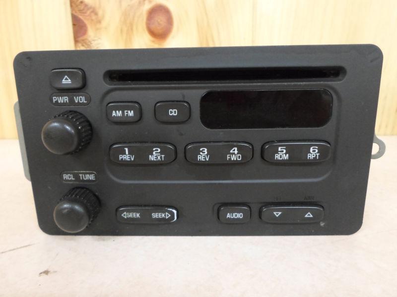 2005 chevrolet cavalier am/fm/single cd car stereo