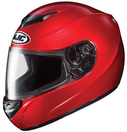 Hjc cs-r2 solid and metallic helmet metallic candy red adult xl