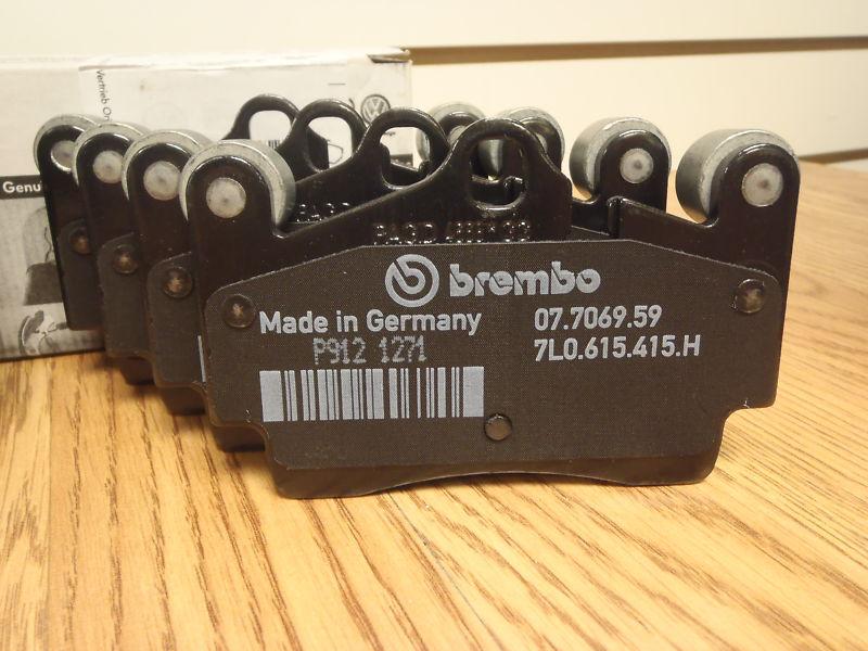 Find AUDI Q7 BRAKE PAD SET REAR W/ SENSORS 20072013 OEM New Genuine