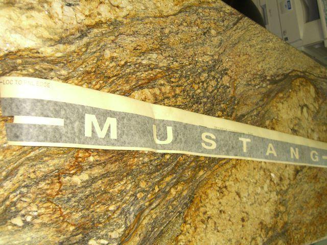 Left side drivers door lower ford mustang oem decal sticker 5r33 63208a65 aa